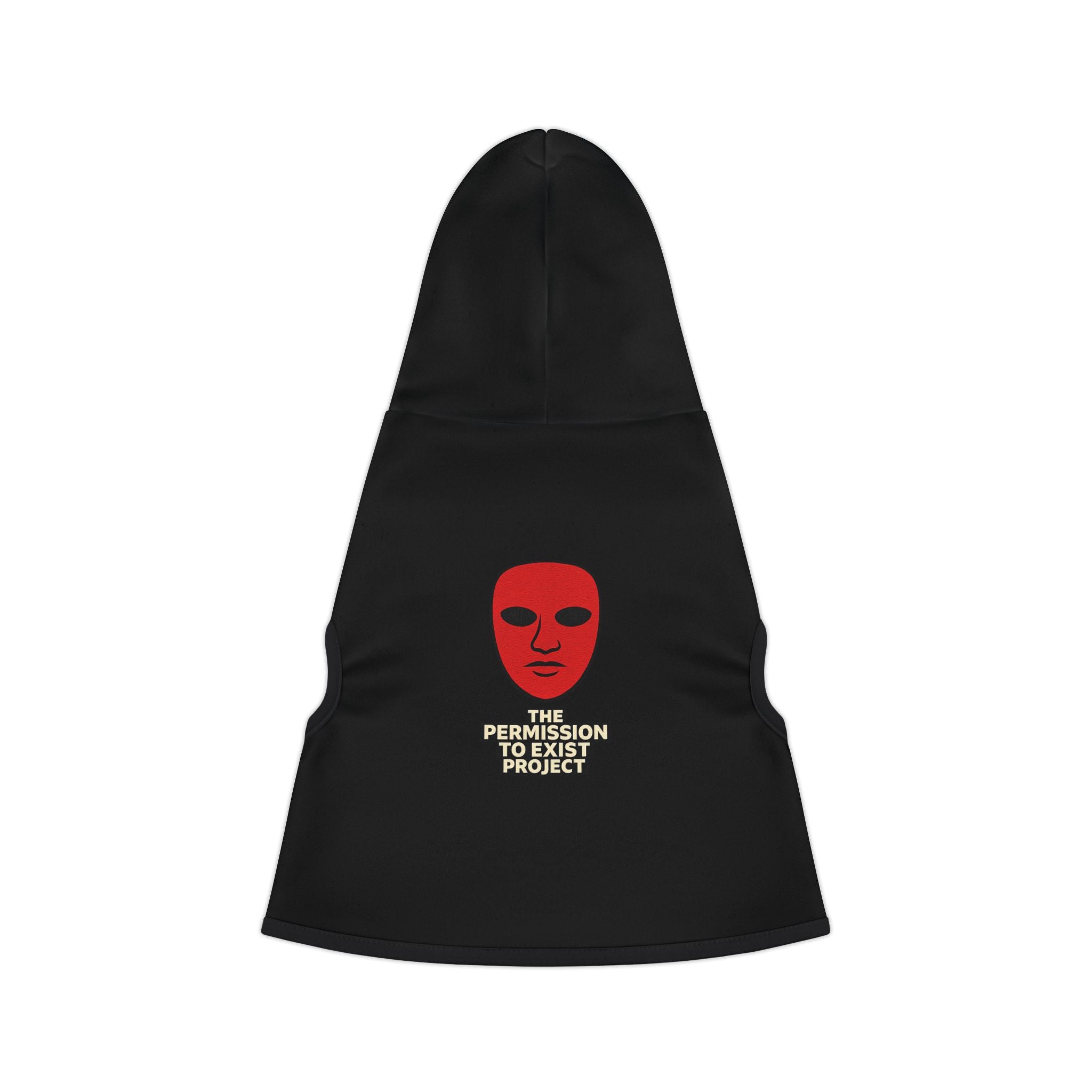 Pet Hoodie — 'The Permission To Exist Project' Red Mask Dog & Cat Hoodie