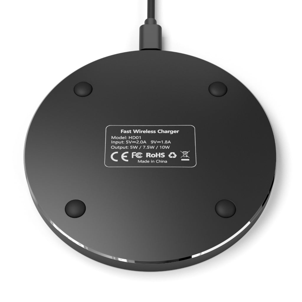 Wireless Charger — The Permission to Exist Project Red Mask Qi Charging Pad