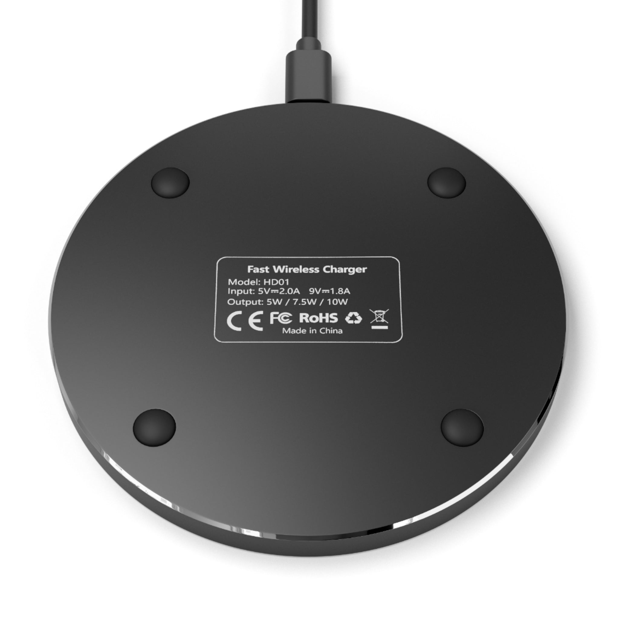 Wireless Charger — The Permission to Exist Project Red Mask Qi Charging Pad